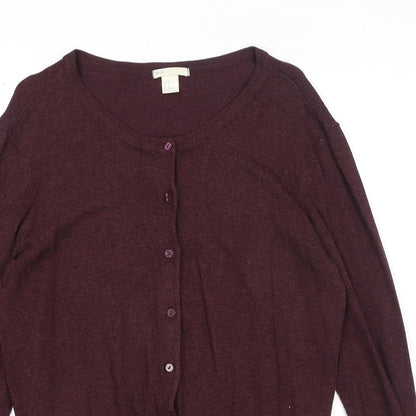 Womens UK Size M H&M Purple Pullover Jumper