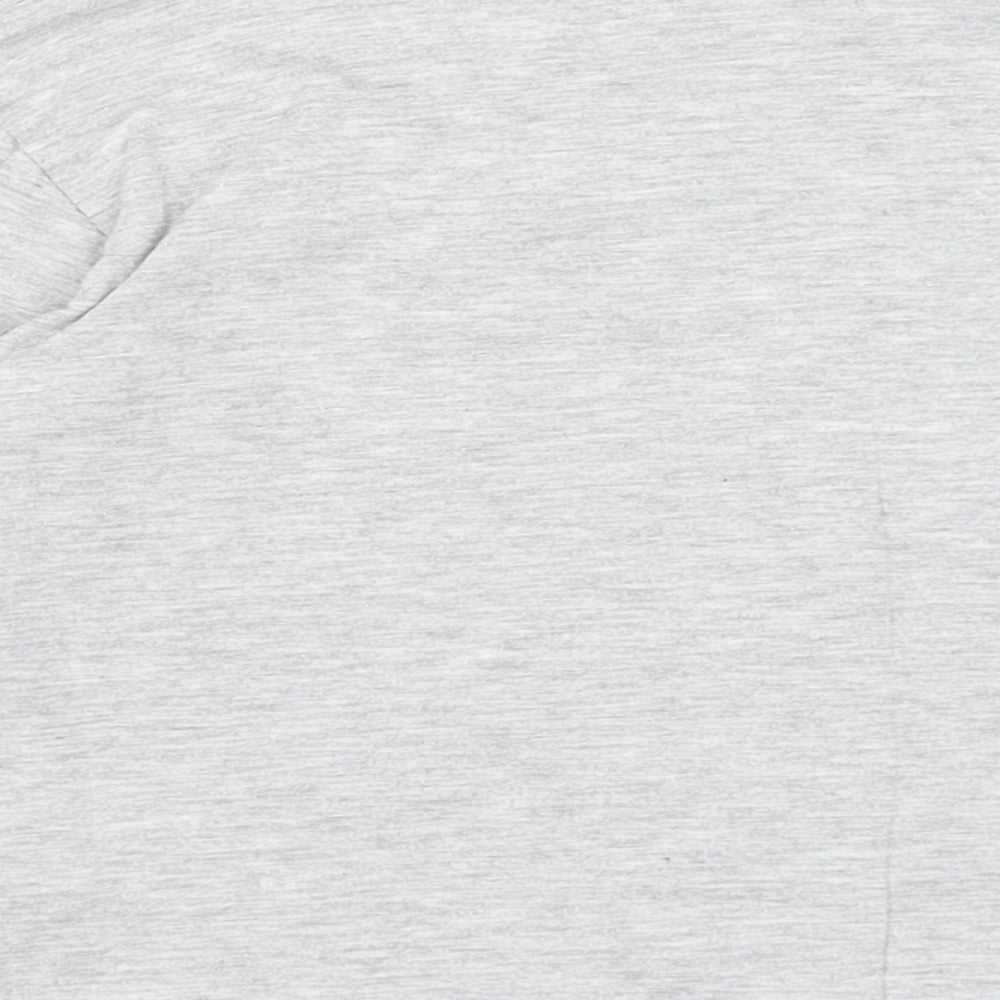 Marks and Spencer Boys Grey Cotton Basic Tank Size 2-3 Years Round Neck Pullover - Dog Print