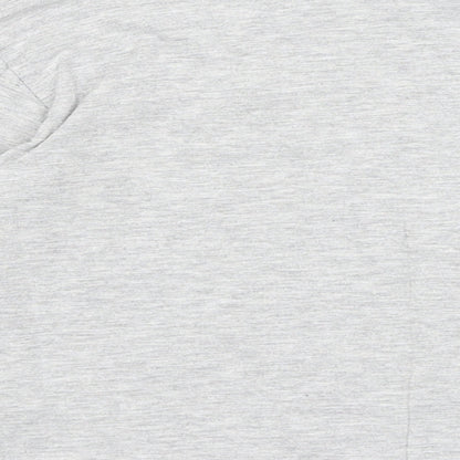 Marks and Spencer Boys Grey Cotton Basic Tank Size 2-3 Years Round Neck Pullover - Dog Print