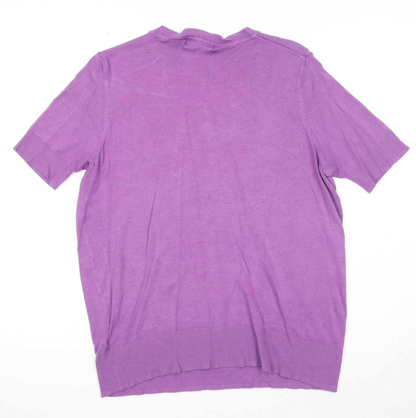 Womens UK Size 12 Marks and Spencer Purple Pullover Jumper