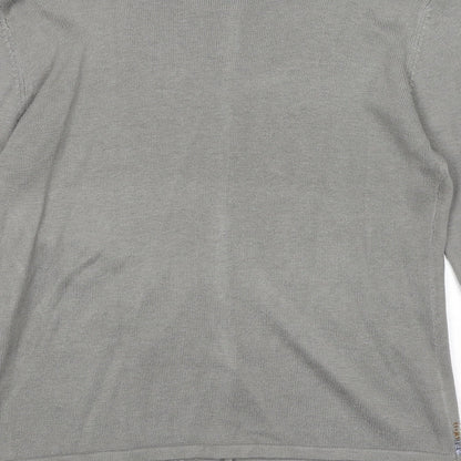 Womens UK Size S Janique Grey Cardigan Jumper
