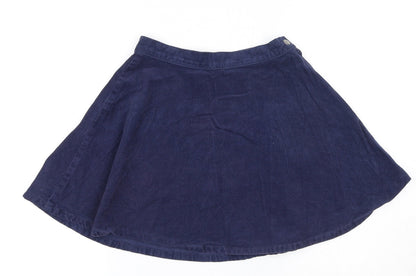 FOREVER 21 Womens Blue Cotton Skater Set Size XS Zip - Waist 20 inches