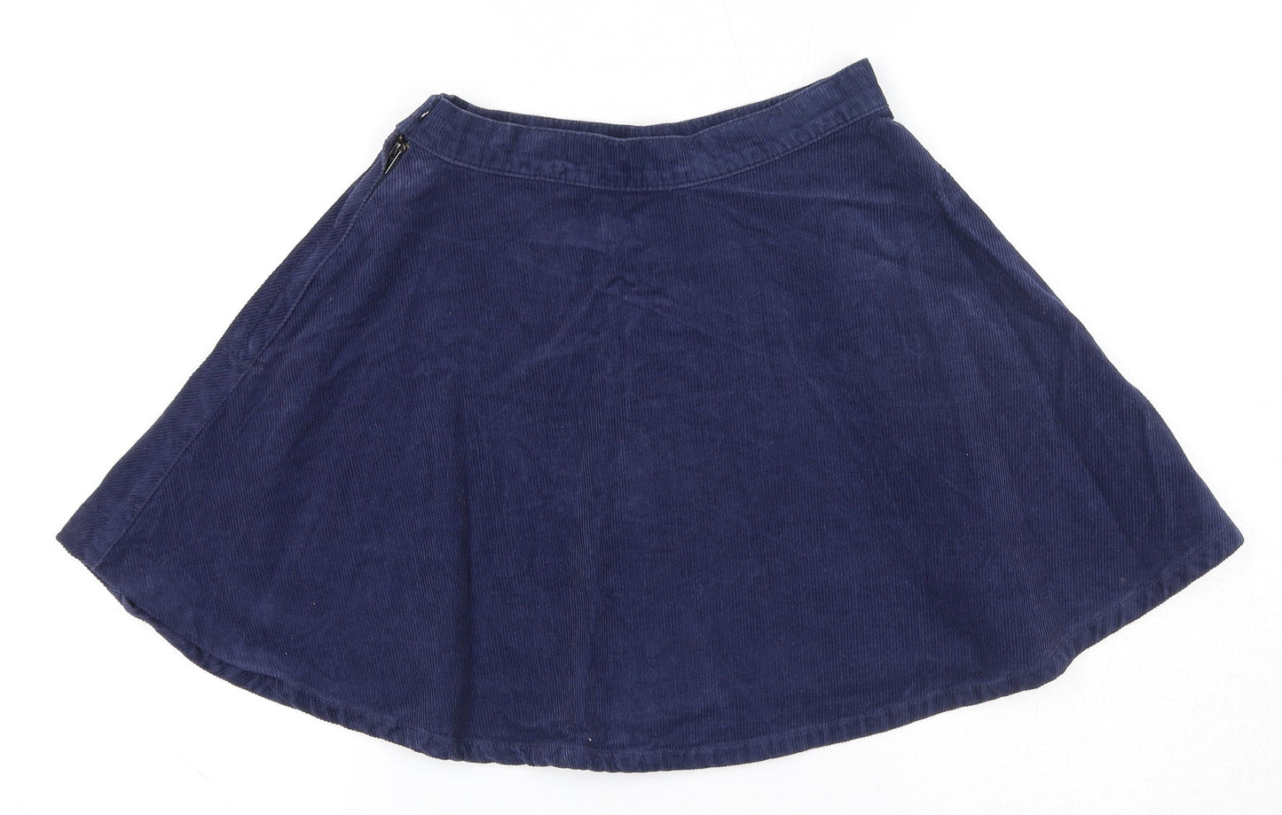 FOREVER 21 Womens Blue Cotton Skater Set Size XS Zip - Waist 20 inches