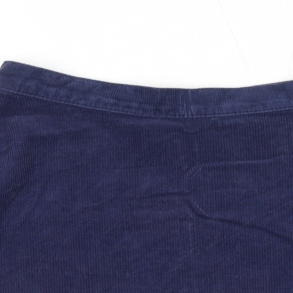 FOREVER 21 Womens Blue Cotton Skater Set Size XS Zip - Waist 20 inches