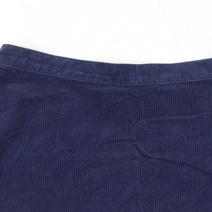 FOREVER 21 Womens Blue Cotton Skater Set Size XS Zip - Waist 20 inches