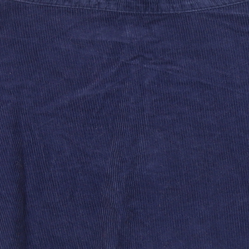 FOREVER 21 Womens Blue Cotton Skater Set Size XS Zip - Waist 20 inches