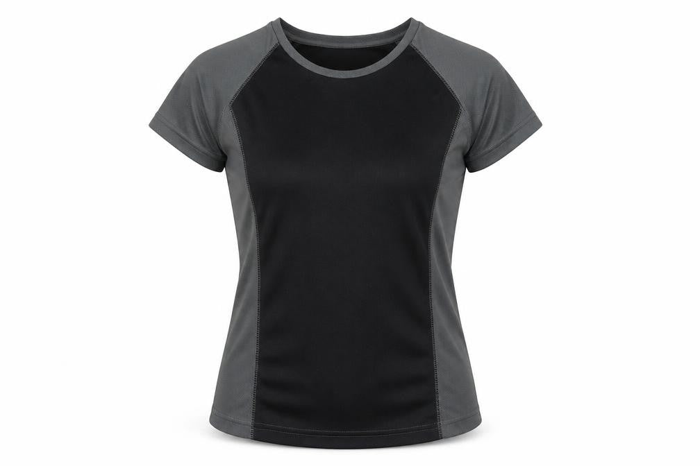 Womens UK Size 10 Mountain Life Grey  T-Shirt