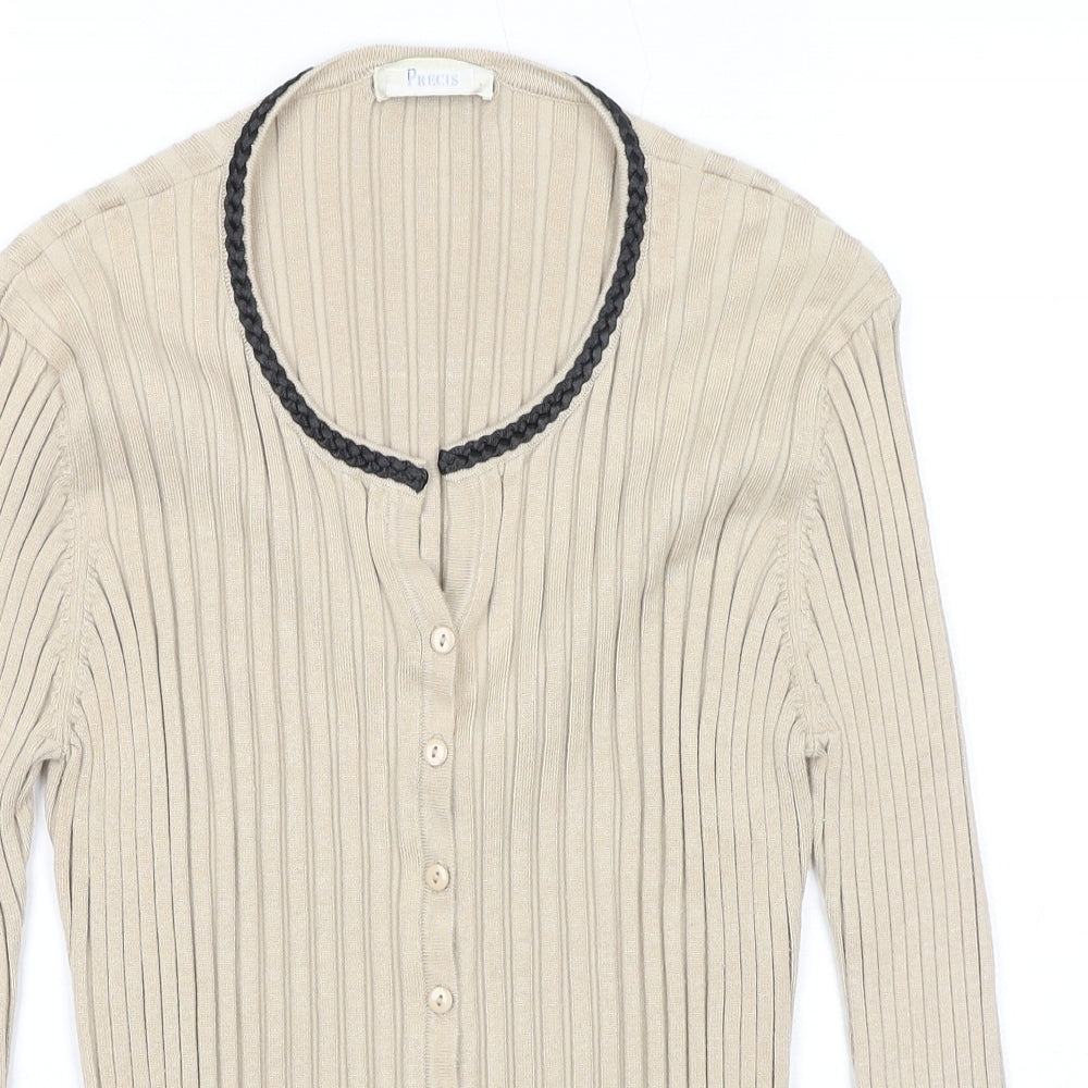 Womens UK Size L Precis Black Cardigan Jumper