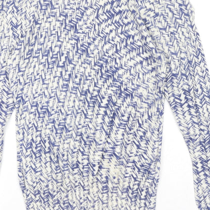 Womens UK Size S Monsoon Blue Cardigan Jumper