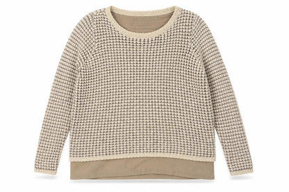 Womens UK Size M Fransa Beige Pullover Jumper