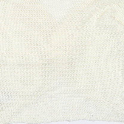 Womens UK Size M Divided by H&M White Pullover Jumper