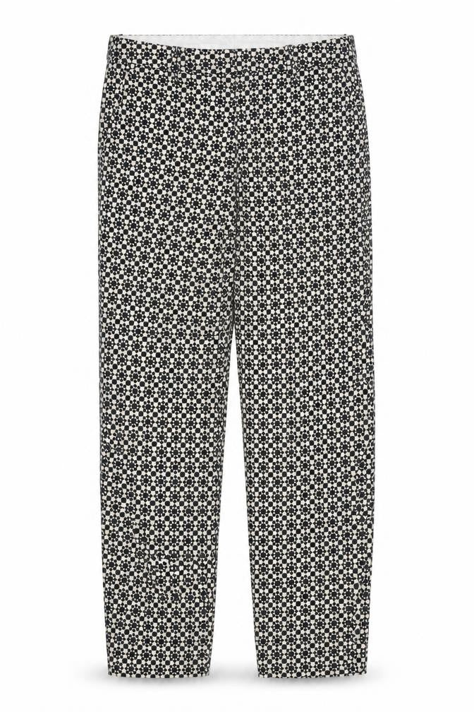 Womens UK Size 4 H&M Regular Fit Chino Black Trousers