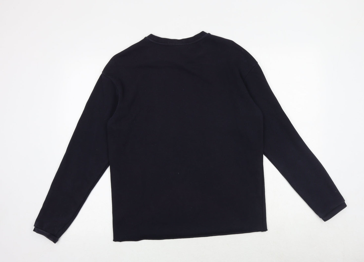 H&M Womens Blue Cotton Pullover Sweatshirt Size XS Pullover - Universal - Anything