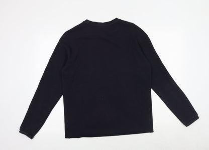 H&M Womens Blue Cotton Pullover Sweatshirt Size XS Pullover - Universal - Anything