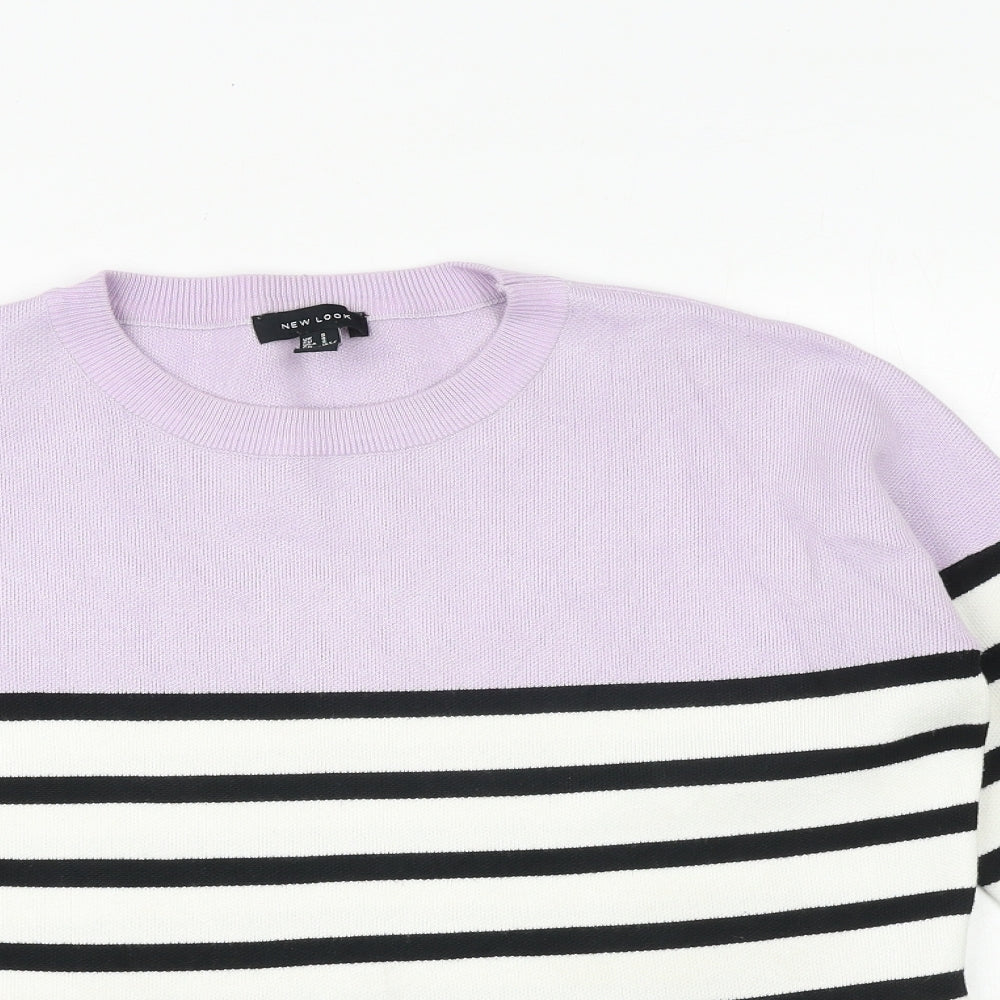 Womens UK Size S New Look Multicoloured Pullover Jumper