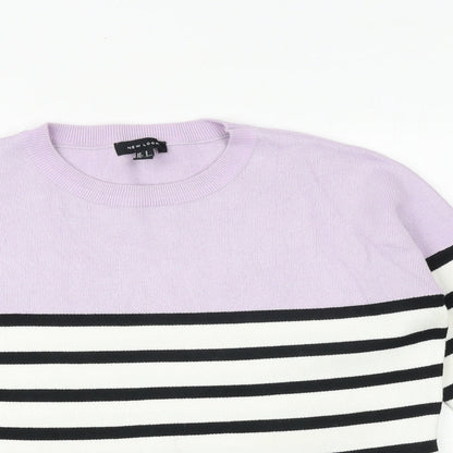 Womens UK Size S New Look Multicoloured Pullover Jumper