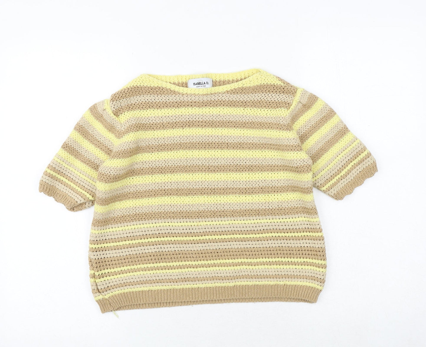 Womens UK Size S Isabella D Multicoloured Pullover Jumper
