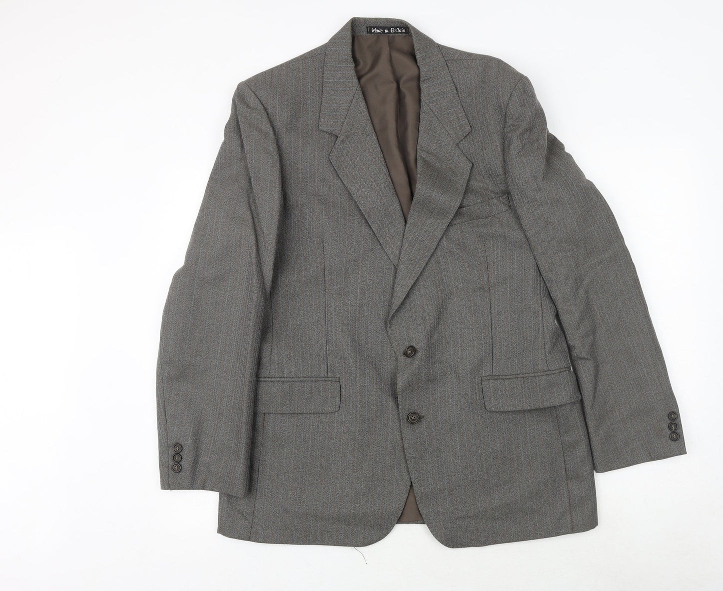 Mens UK Size 42 GREENWOODS Regular Grey Suit Jacket