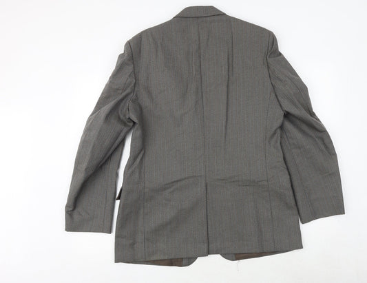 Mens UK Size 42 GREENWOODS Regular Grey Suit Jacket