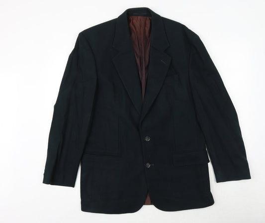 Mens UK Size 38 BHS Regular Green Suit Jacket