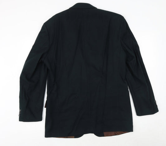Mens UK Size 38 BHS Regular Green Suit Jacket