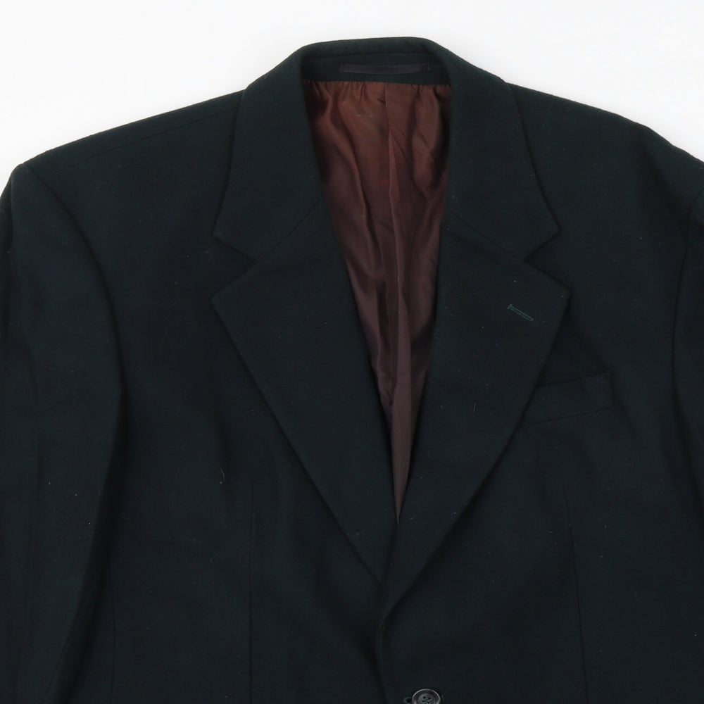 Mens UK Size 38 BHS Regular Green Suit Jacket