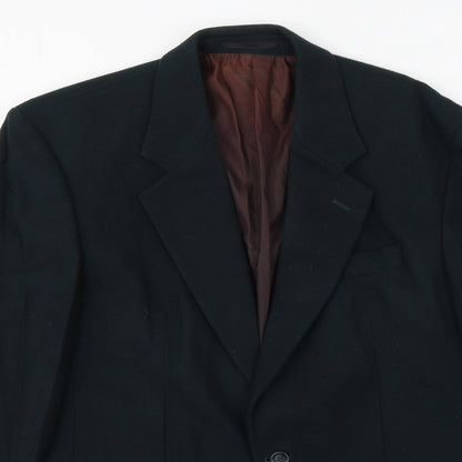 Mens UK Size 38 BHS Regular Green Suit Jacket