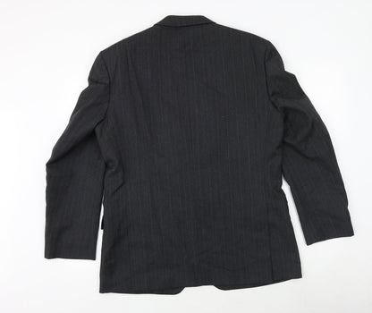 Mens UK Size 42 GREENWOODS Regular Grey Suit Jacket