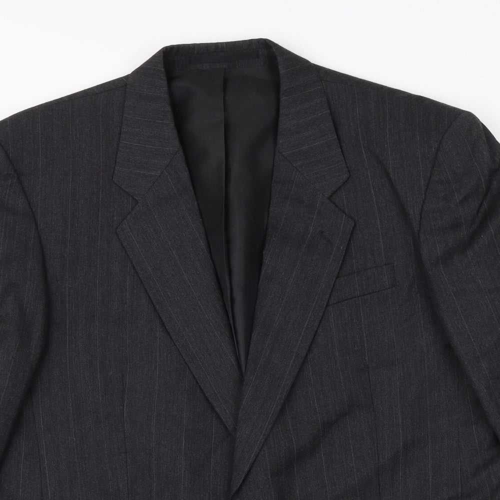 Mens UK Size 42 GREENWOODS Regular Grey Suit Jacket