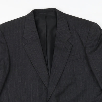 Mens UK Size 42 GREENWOODS Regular Grey Suit Jacket