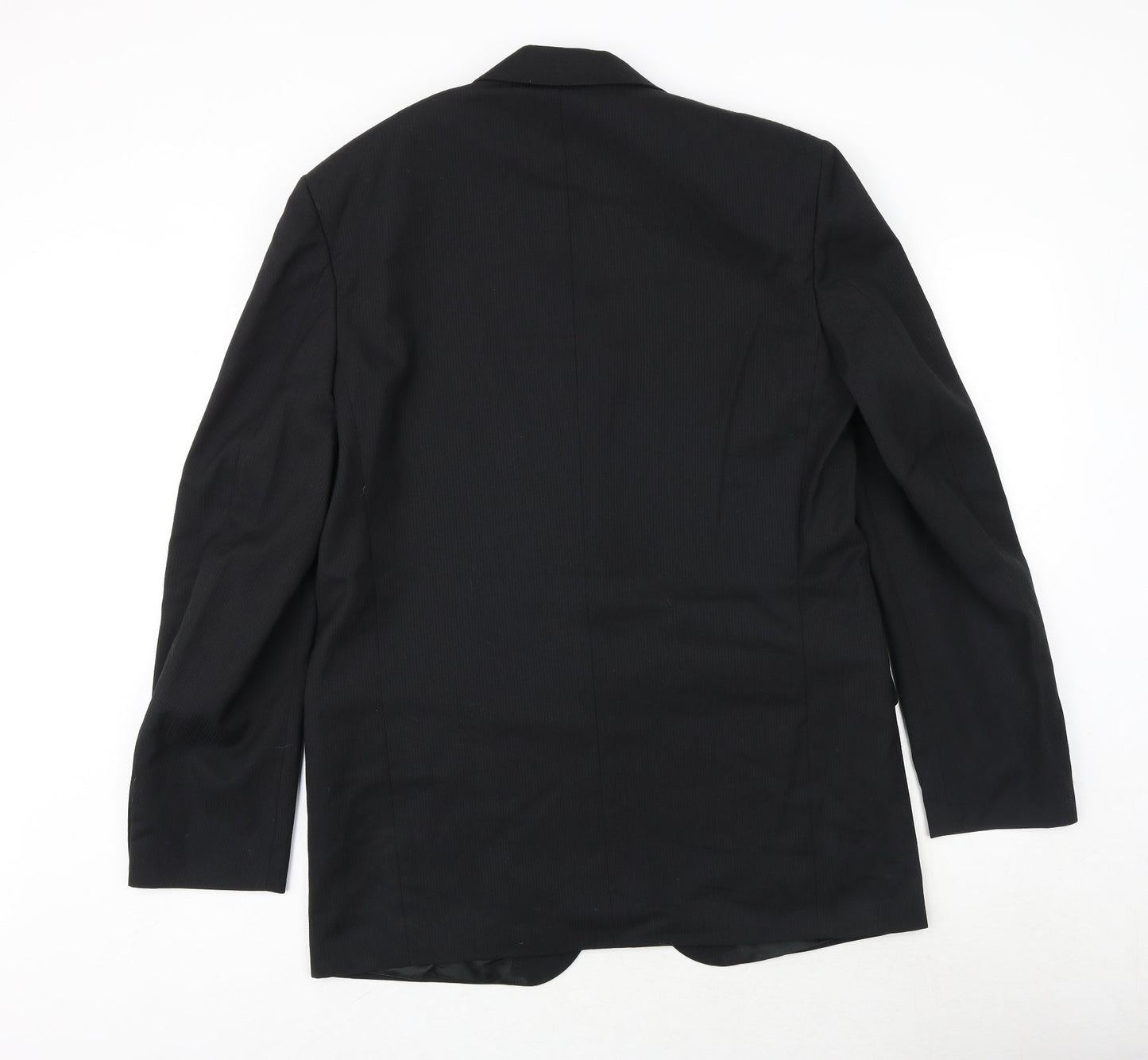 Mens UK Size 40 Hornes Regular Black Suit Jacket