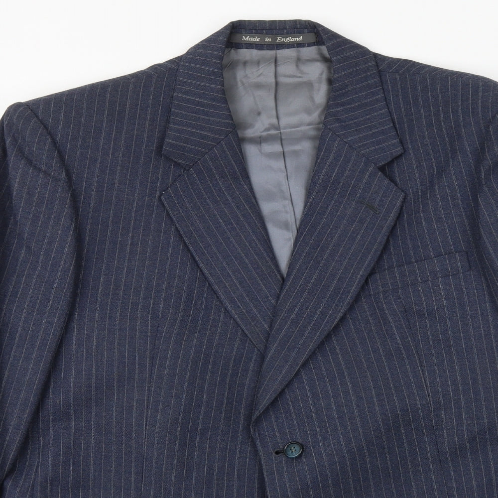 Mens UK Size 38 Jackson The Tailor Regular Blue Suit Jacket