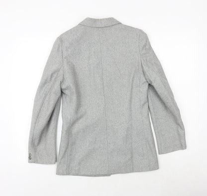 mister christopher Mens Grey Polyester Jacket Blazer Size 34 Regular