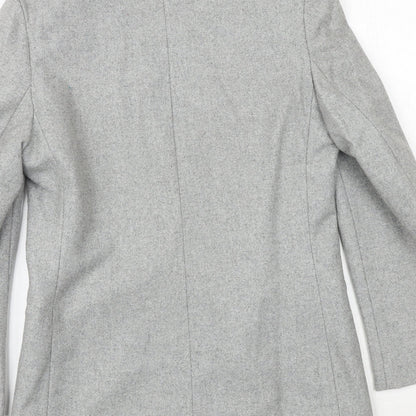 mister christopher Mens Grey Polyester Jacket Blazer Size 34 Regular