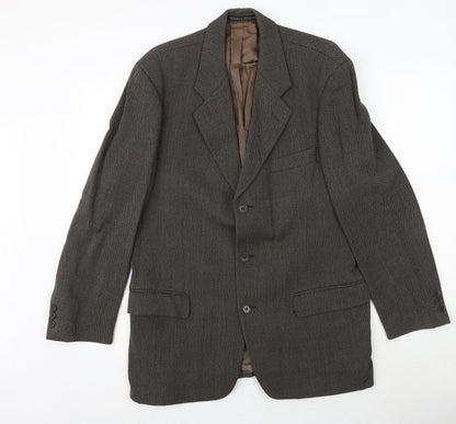 Mens UK Size 40 Marks and Spencer Regular Brown Suit Jacket