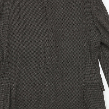 Mens UK Size 40 Marks and Spencer Regular Brown Suit Jacket