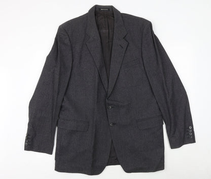 Mens UK Size 42 St Michael Regular Grey Suit Jacket