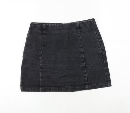 Womens UK Size 27 in Topshop Mini Denim Skirt