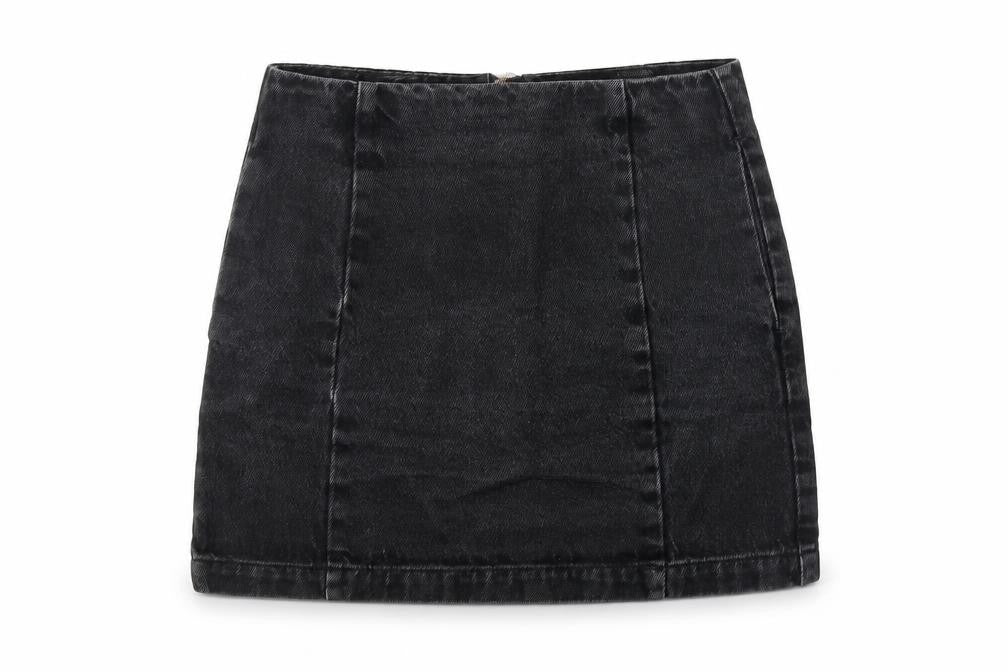 Womens UK Size 27 in Topshop Mini Denim Skirt