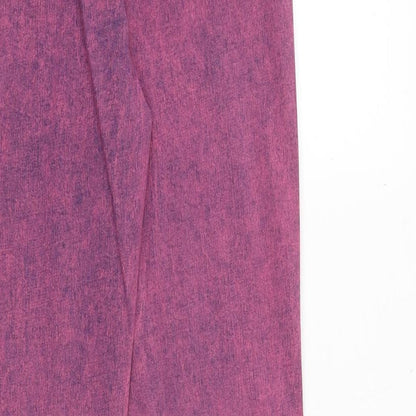 Topshop Womens Pink Cotton Skinny Jeans Size 30 in Regular Zip