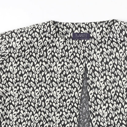 Womens UK Size 12 Marks and Spencer Black Cardigan Jumper