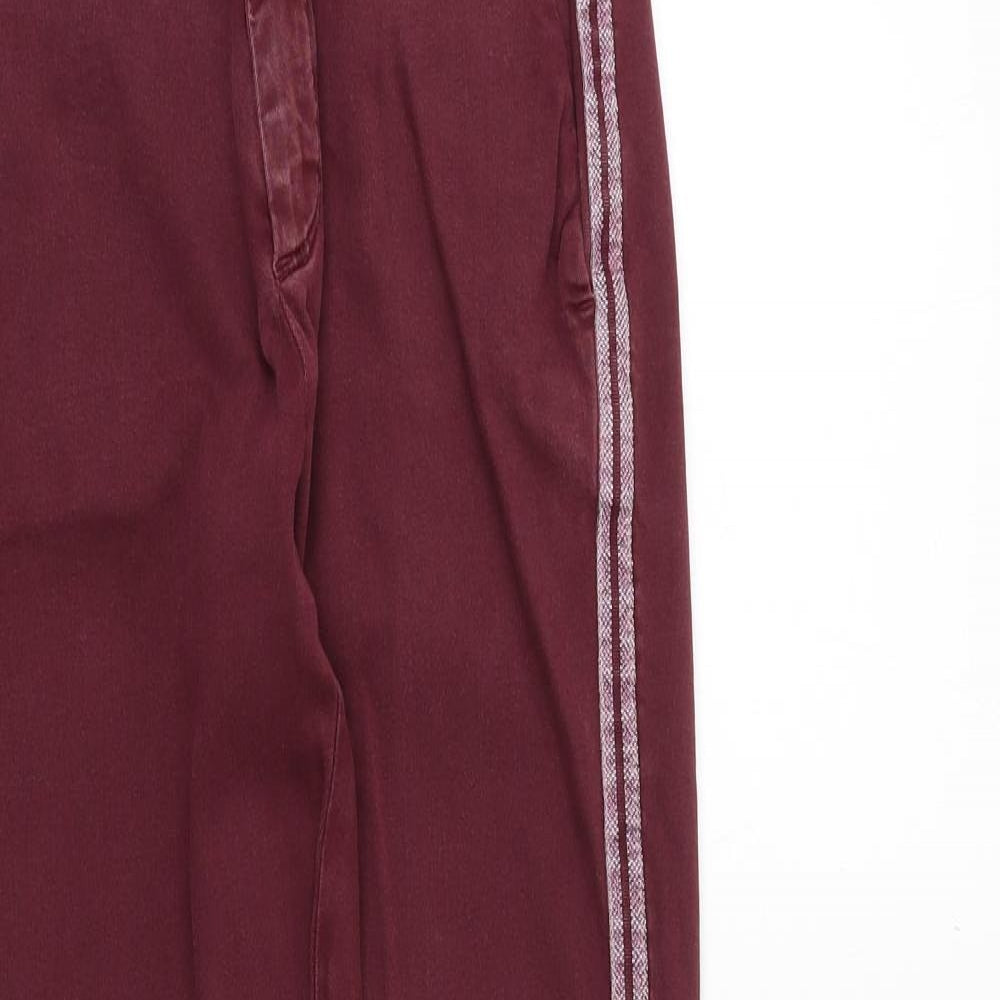 Pieszak Womens Red Cotton Jegging Jeans Size 26 in Regular Zip
