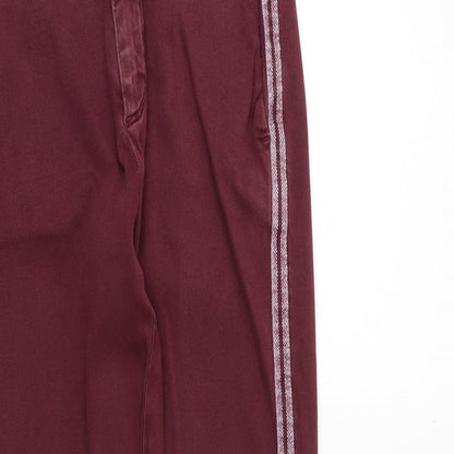 Pieszak Womens Red Cotton Jegging Jeans Size 26 in Regular Zip