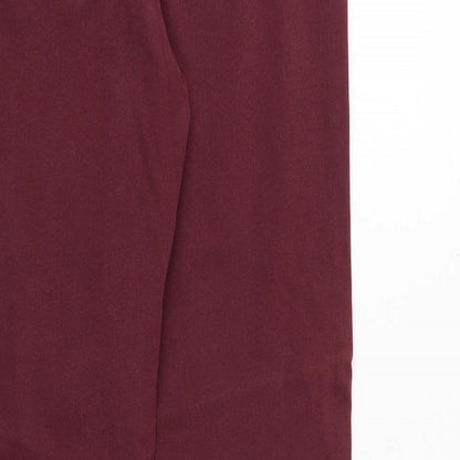 Pieszak Womens Red Cotton Jegging Jeans Size 26 in Regular Zip
