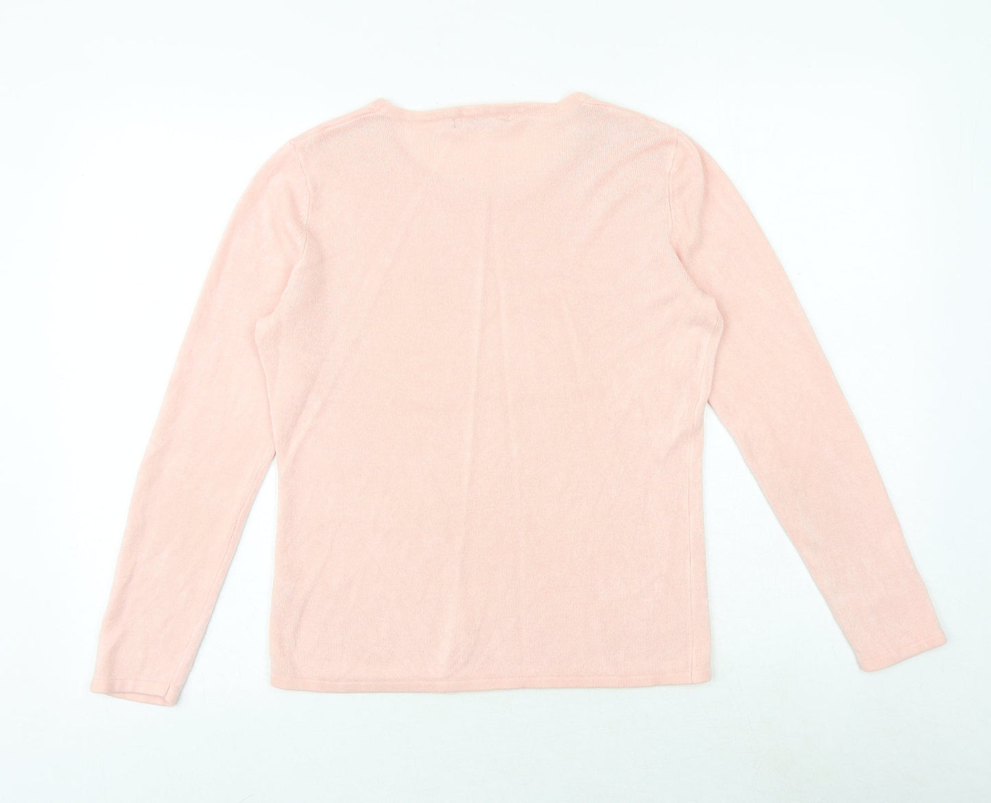 Womens UK Size S Bonmarché Pink Pullover Jumper