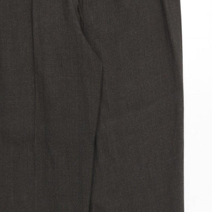 Womens UK Size 14 Marks and Spencer Regular Fit  Green Trousers