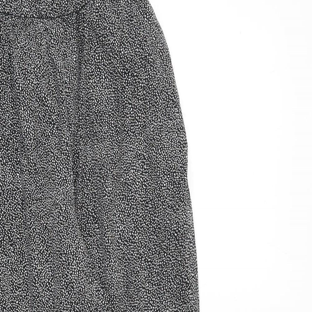 Womens UK Size 6 H&M Regular Fit  Black Trousers