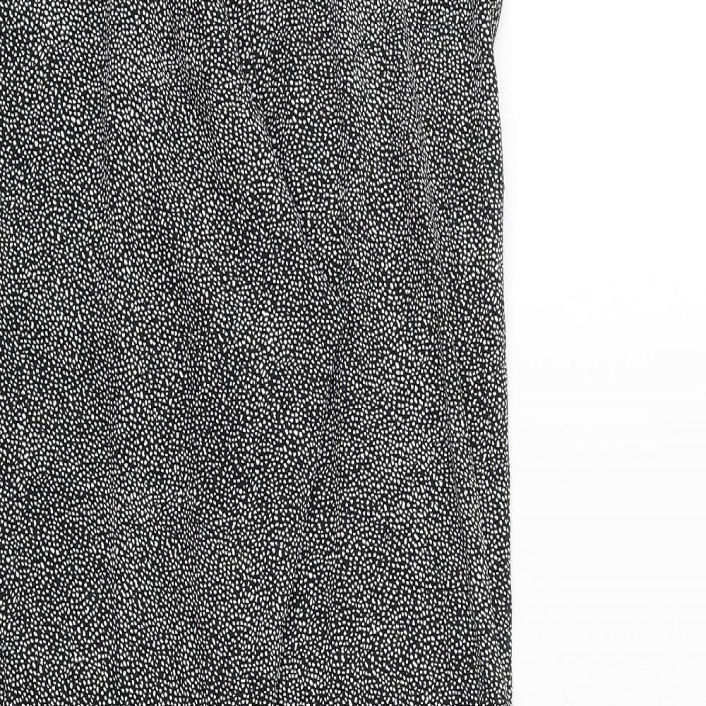 Womens UK Size 6 H&M Regular Fit  Black Trousers