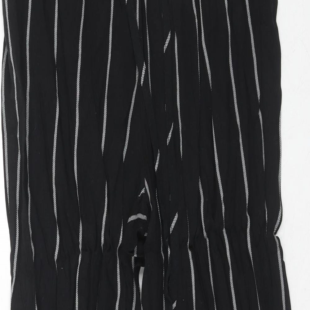 Womens UK Size 8 PRETTYLITTLETHING Regular Fit  Black Trousers
