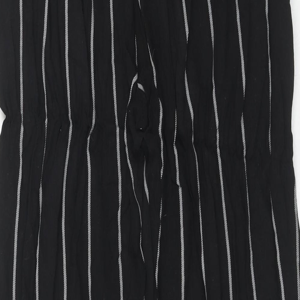 Womens UK Size 8 PRETTYLITTLETHING Regular Fit  Black Trousers